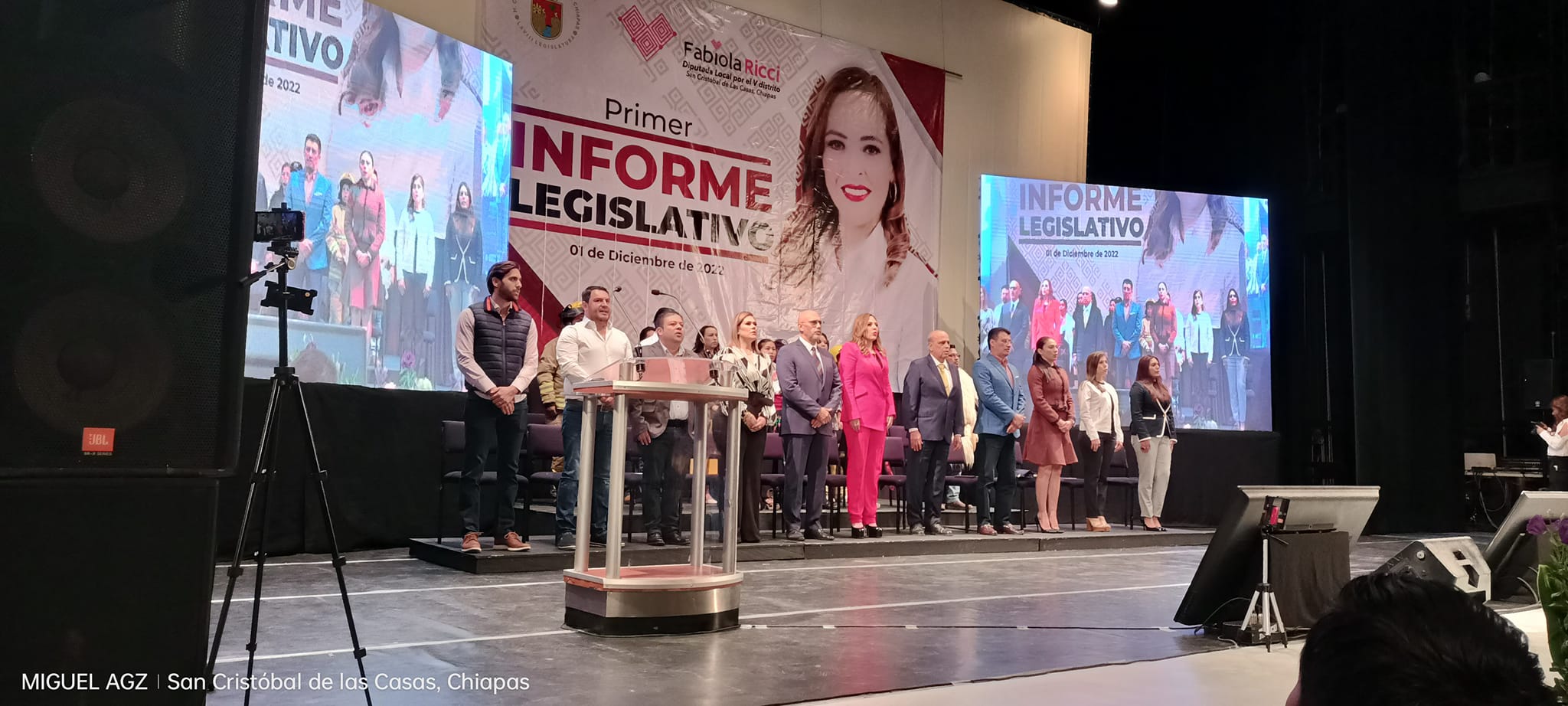 Rinde Fabiola Ricci su Primer Informe Legislativo
