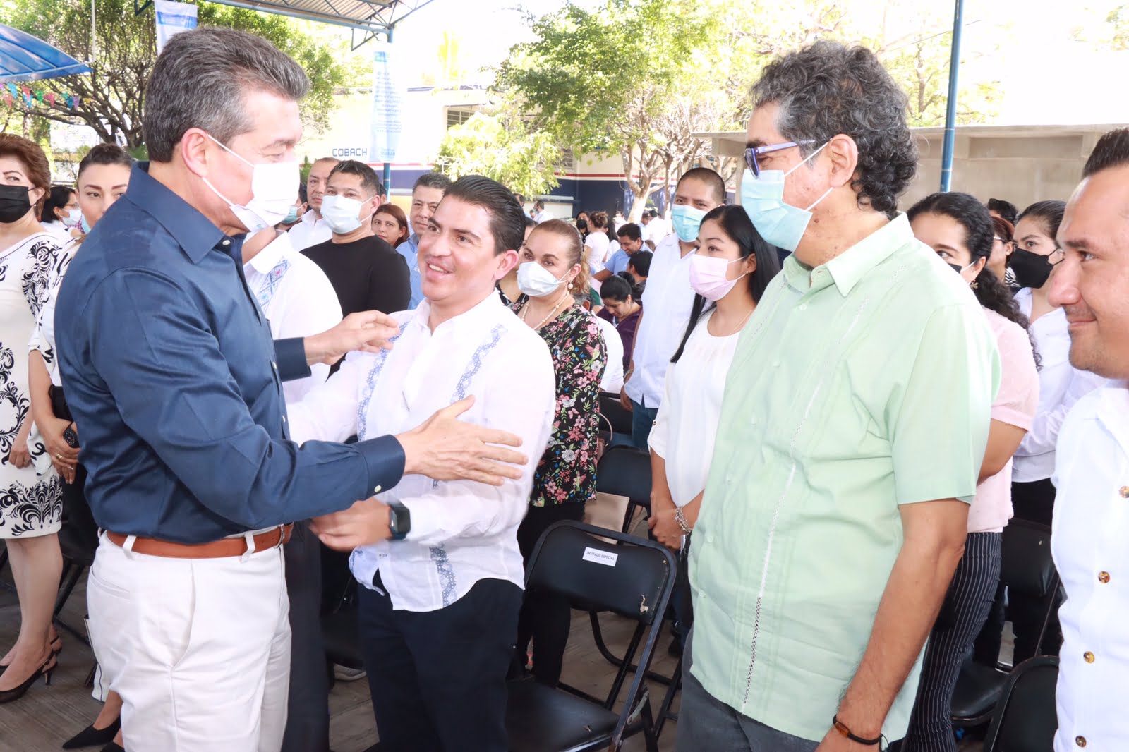 Rutilio Escandón inaugura la Jornada Académica Estatal 2023 del Cobach