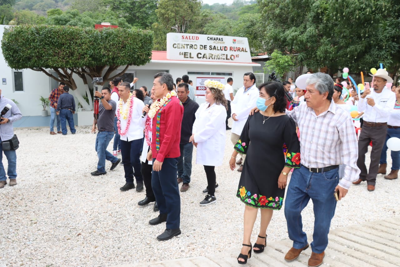 En San Fernando, inaugura Rutilio Escandón Centro de Salud de la localidad El Carmelo