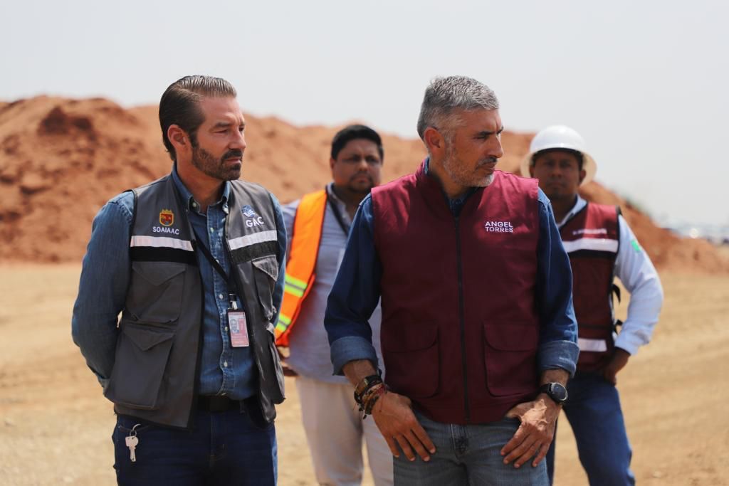 Avanza construcción del Hangar de carga y plataforma en el Aeropuerto AAC: Ángel Torres