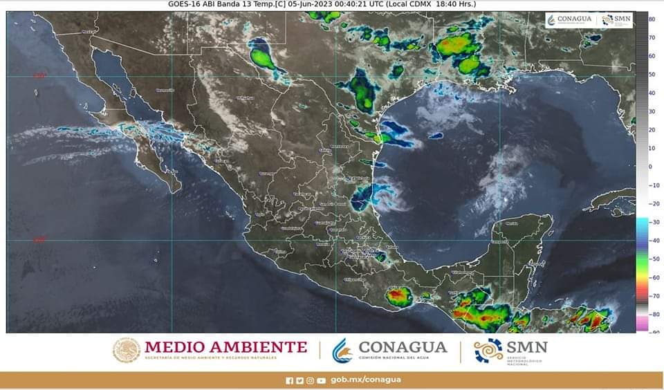 Lluvias fuertes para Chiapas en la semana