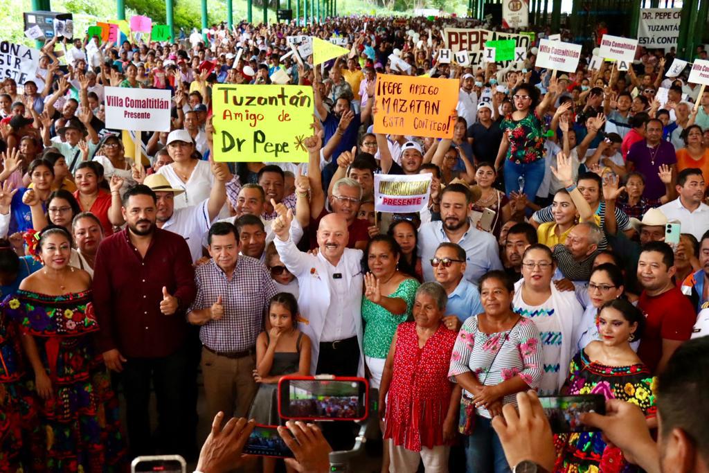 Chiapas y el Soconusco tienen el gobierno que se merecen, un gobierno comprometido que da respuesta a sus necesidades: Dr. Pepe Cruz