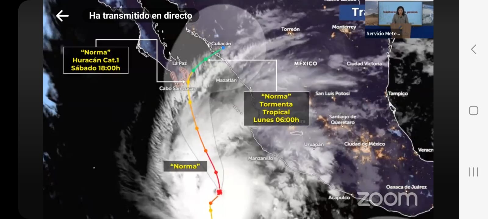 Se mantienen atentos a “Norma”.