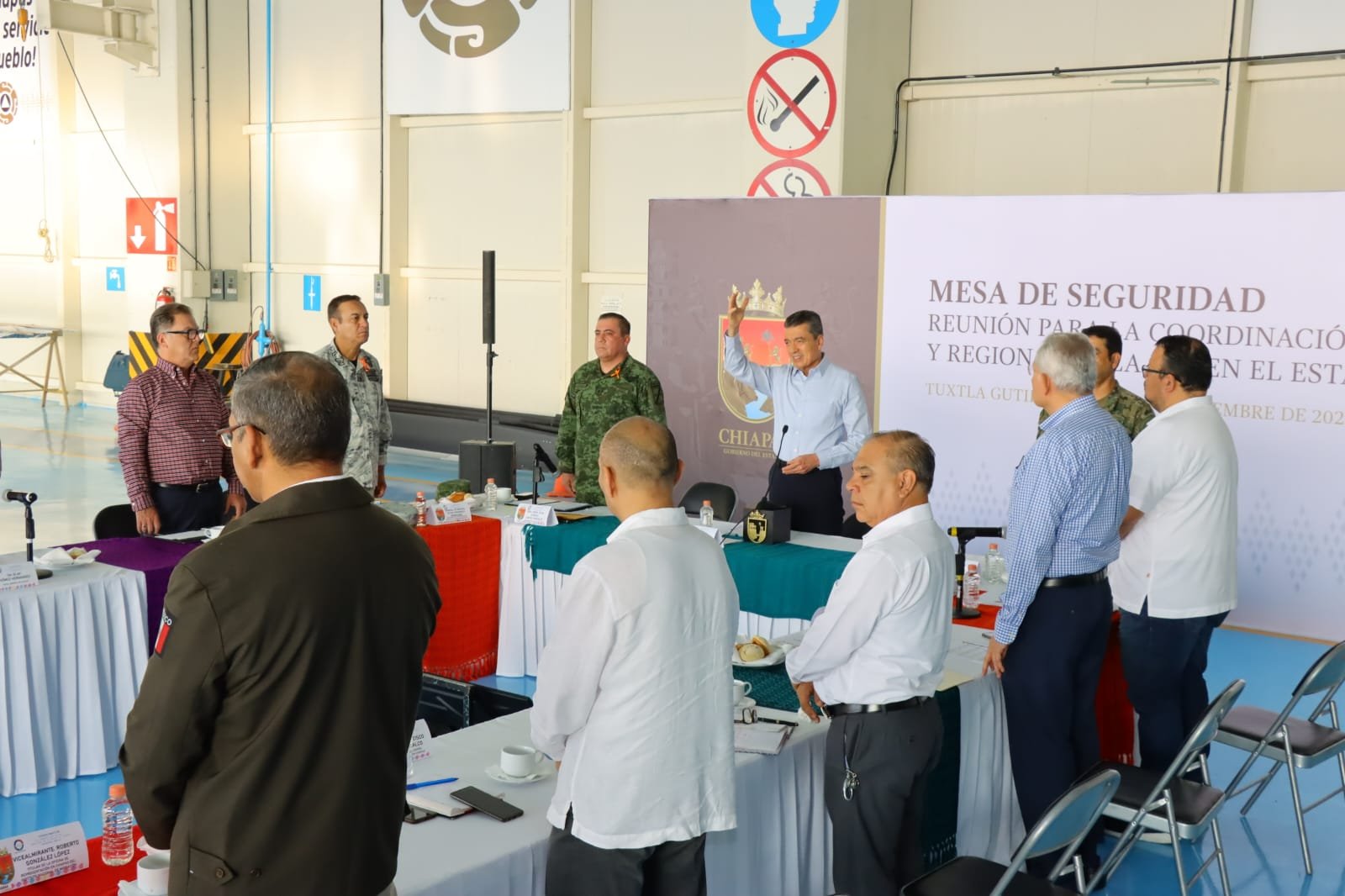 Desde la Mesa de Seguridad, Rutilio Escandón invita a visitar el majestuoso Cañón del Sumidero
