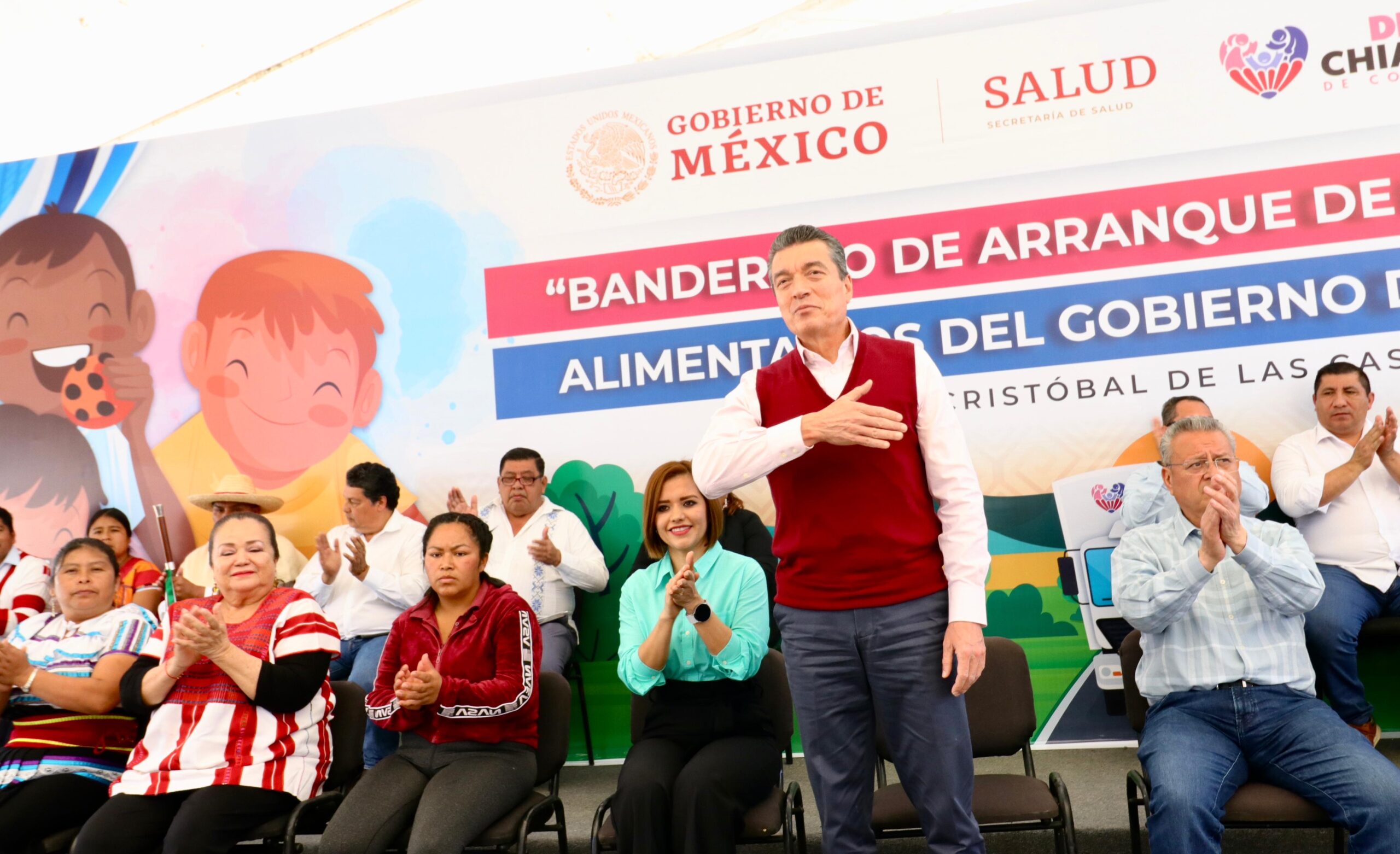 Rutilio Escandón da banderazo de arranque de los Programas Alimentarios del Gobierno del Estado 2024
