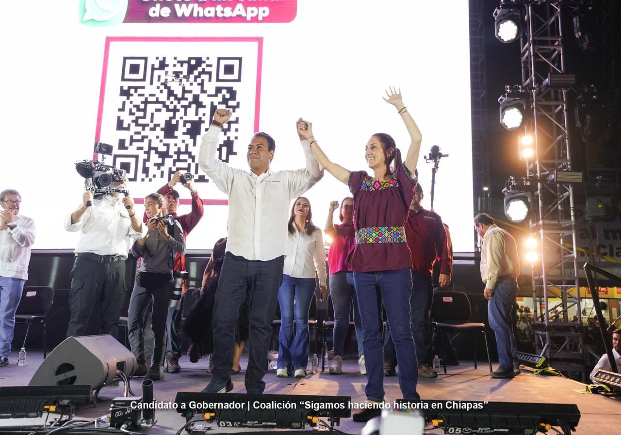 Claudia Sheinbaum y Eduardo Ramírez apuestan por el desarrollo de Chiapas