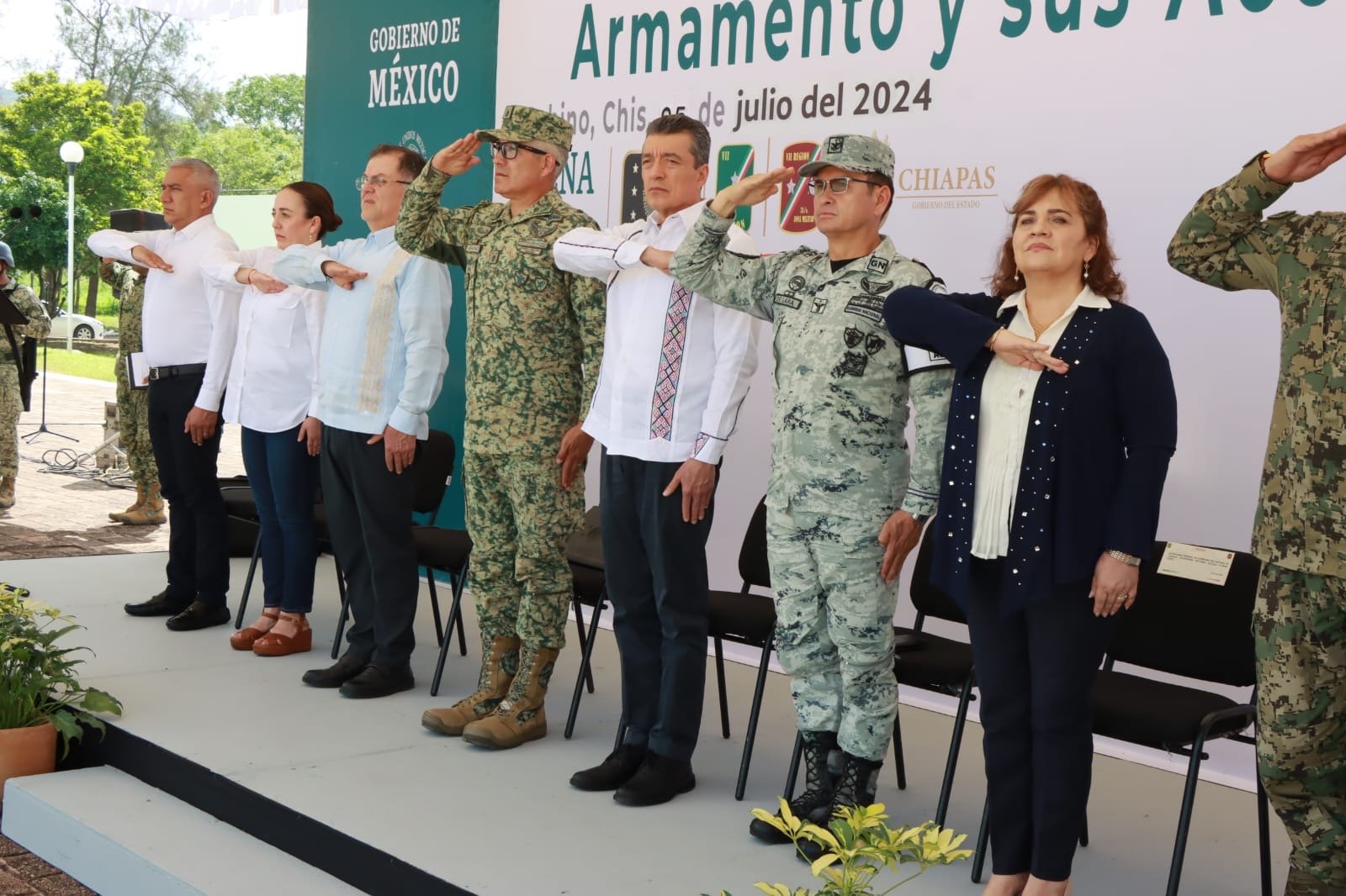 Atestigua Rutilio Escandón destrucción de 550 armas de fuego aseguradas por la Sedena