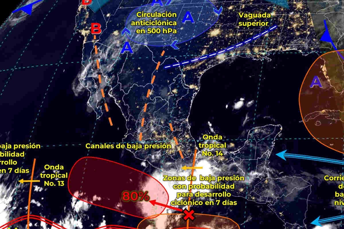 Lluvias intensas en 6 estados del país: CONAGUA