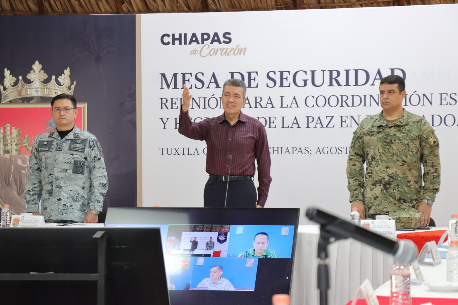 Exhorta Rutilio Escandón a extremar precauciones ante próximo ingreso de onda tropical 19 a Chiapas