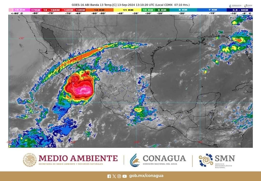Lluvias durante el fin de semana