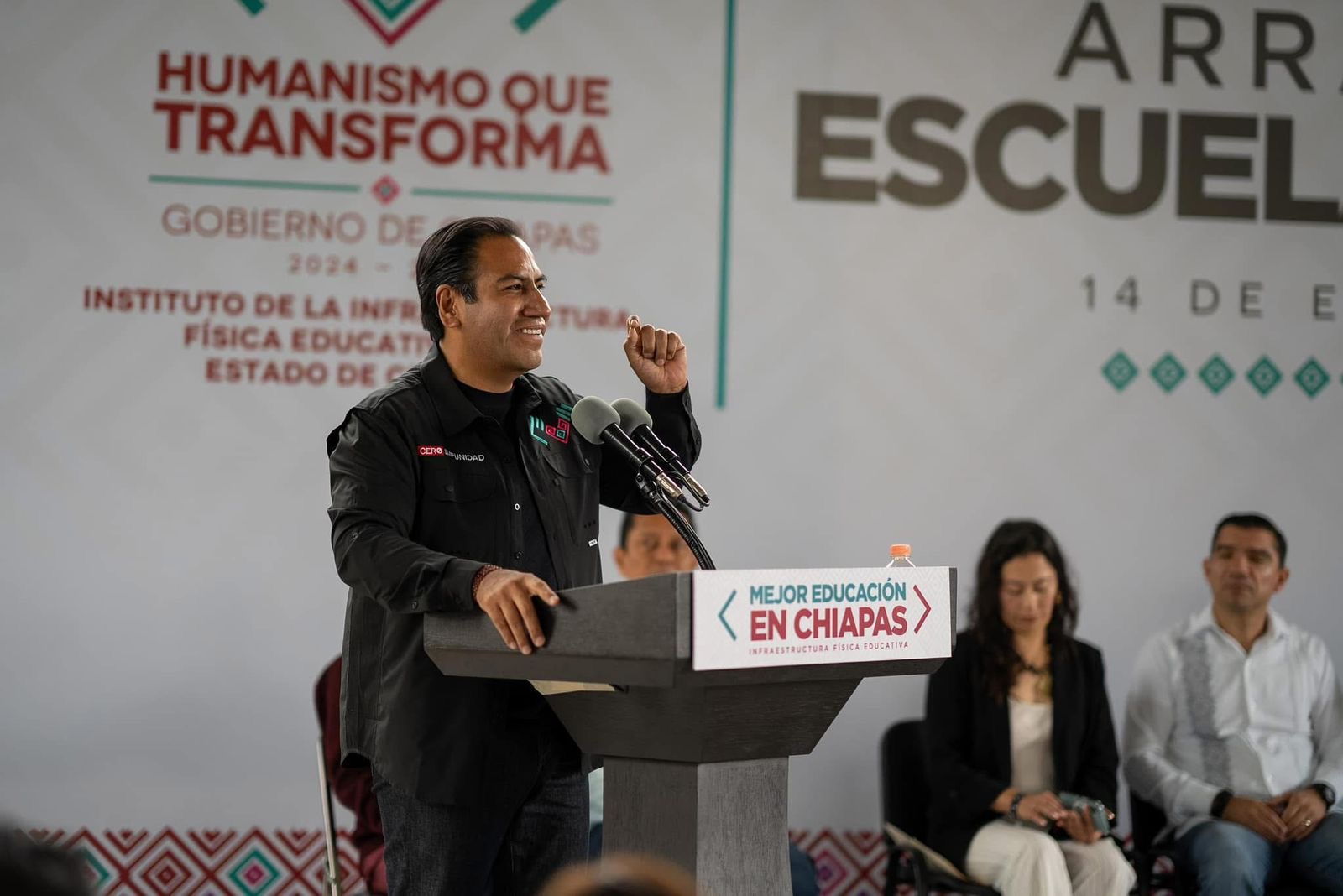 Arranca Eduardo Ramírez eje de Infraestructura Educativa con inicio de obras en escuelas de Comitán