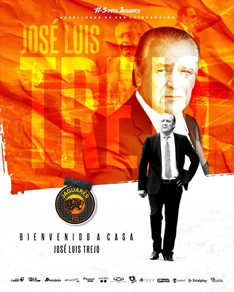 José Luis Trejo es nuevo Director Técnico de Jaguares de Chiapas