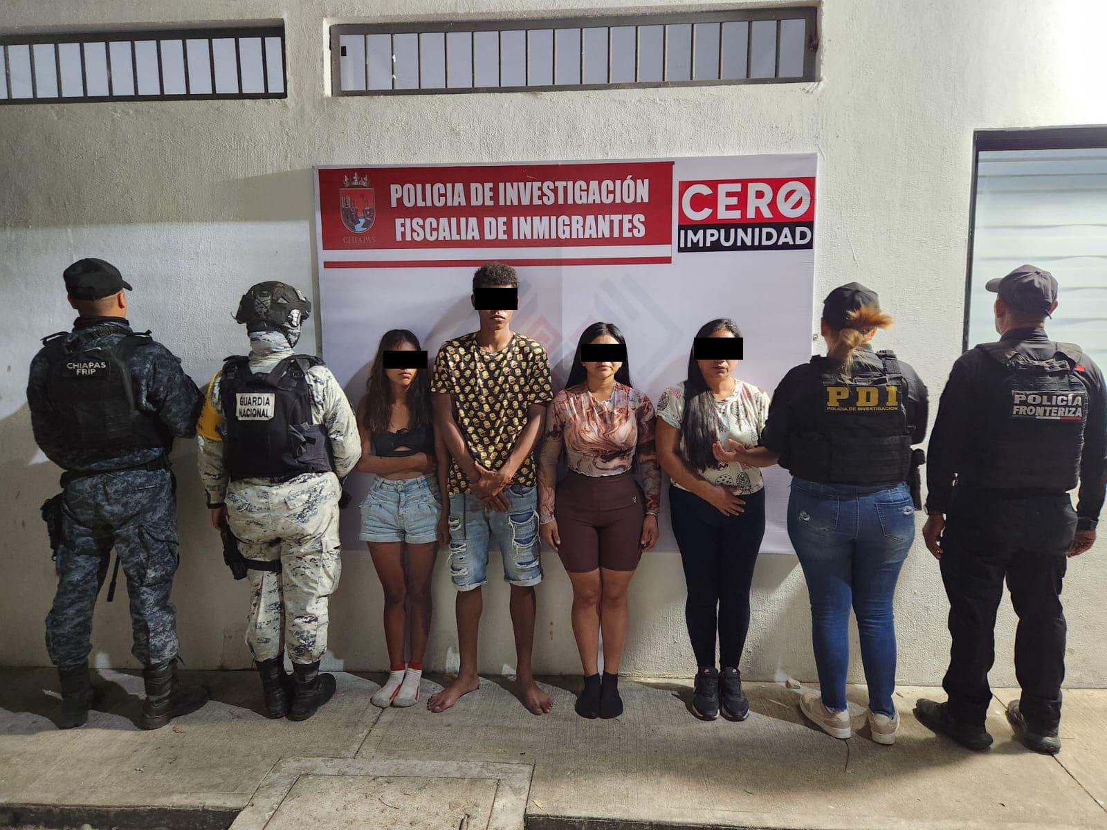 En Frontera Hidalgo, Grupo Interinstitucional detiene a cuatro personas por el delito de evasión de presos