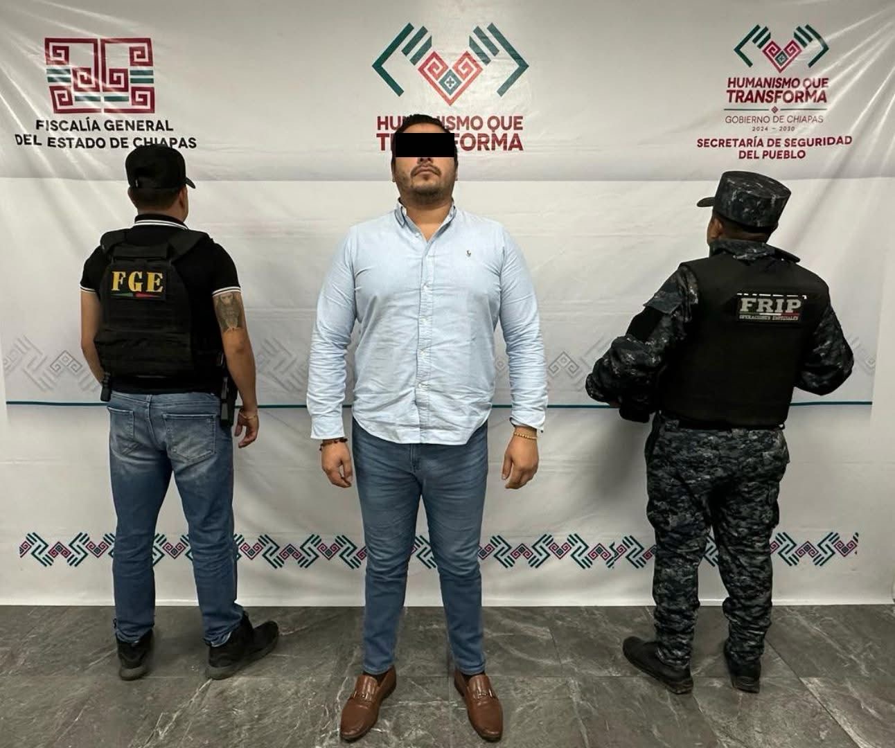 SSP y FGE llevan a cabo orden de aprehensión en Tuxtla Gutiérrez