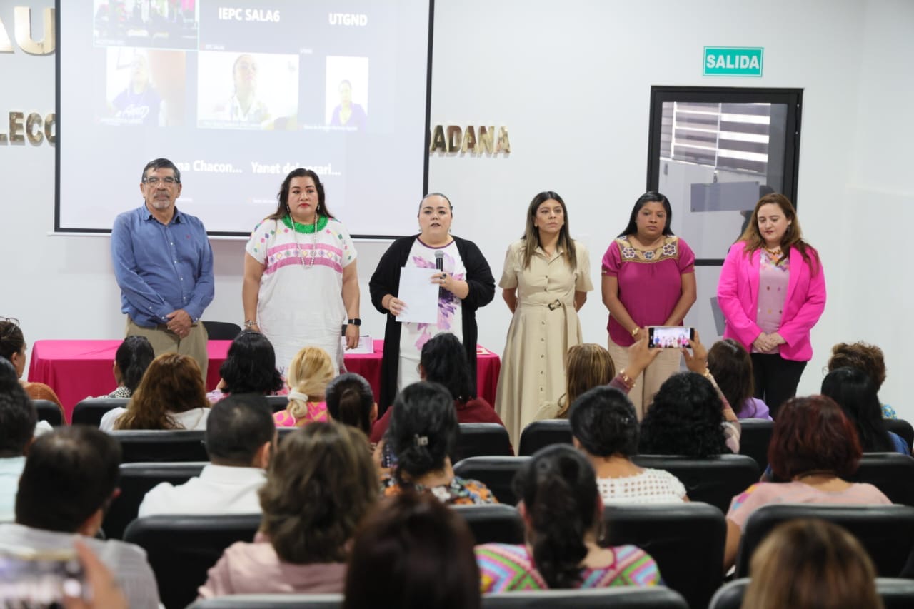 Imparte IEPC curso de capacitación a mujeres electas