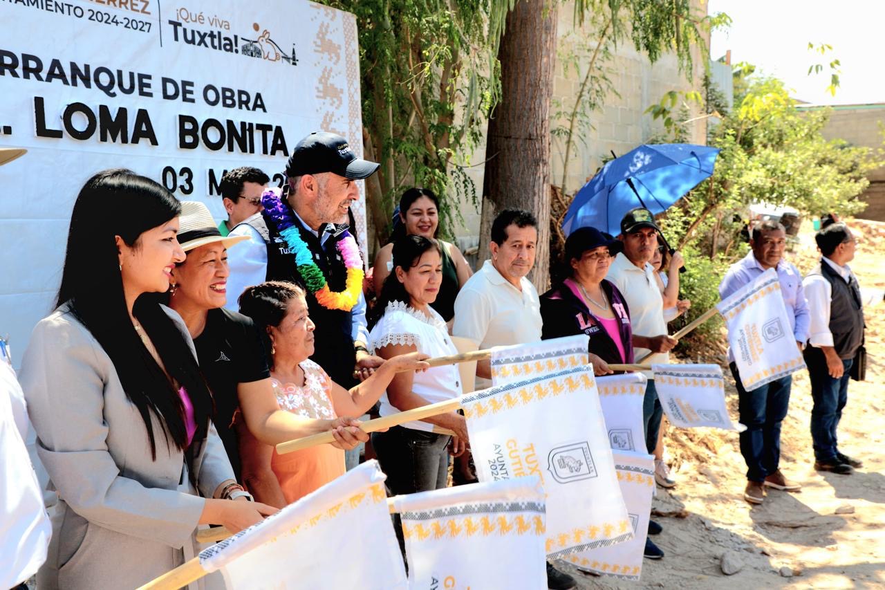 La justicia social llega a Loma Bonita con Calles Felices: Angel Torres