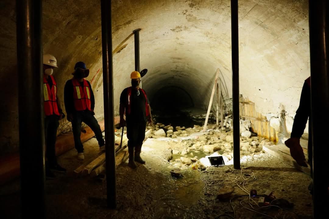 Realiza Angel Torres visita de seguimiento a trabajos del embovedado San Roque