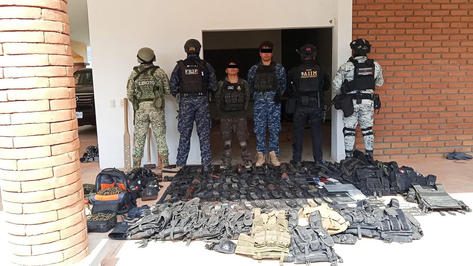 En operativo interinstitucional detienen a presuntos integrantes de la delincuencia organizada en Frontera Comalapa