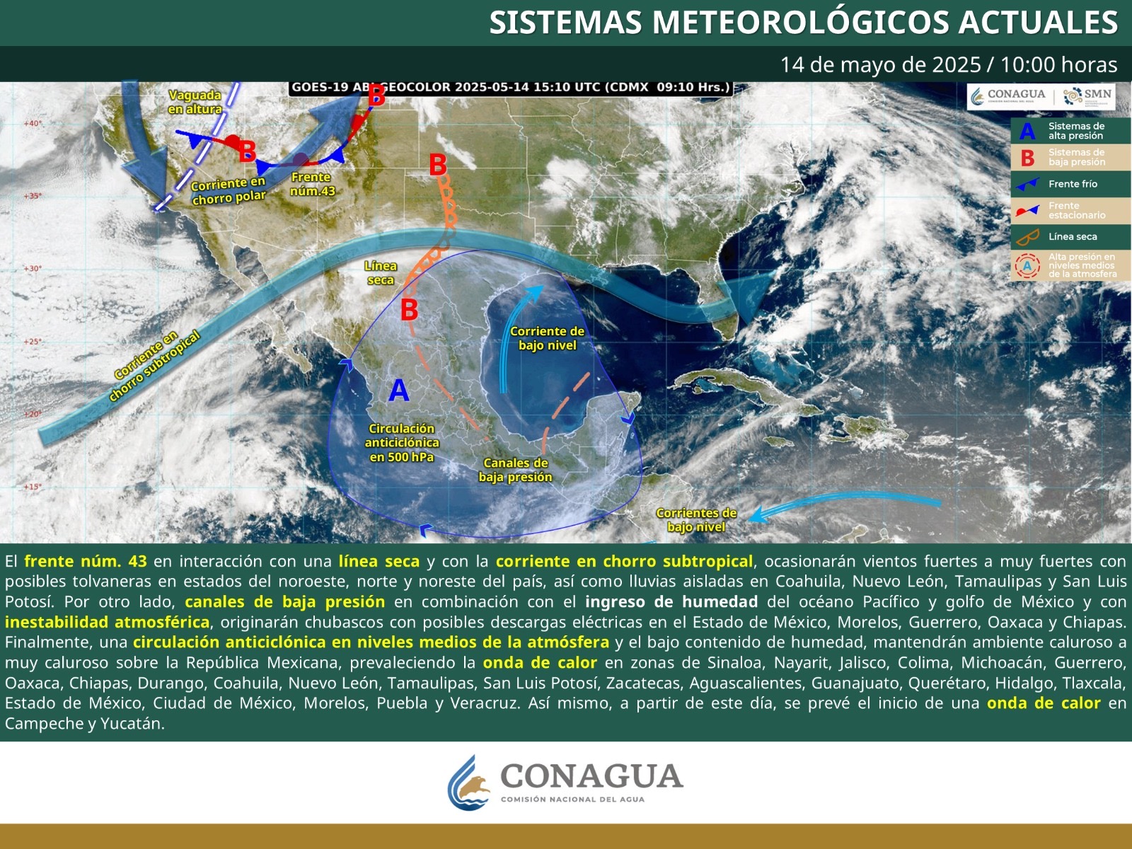 Seguirá extremo calor para Chiapas.