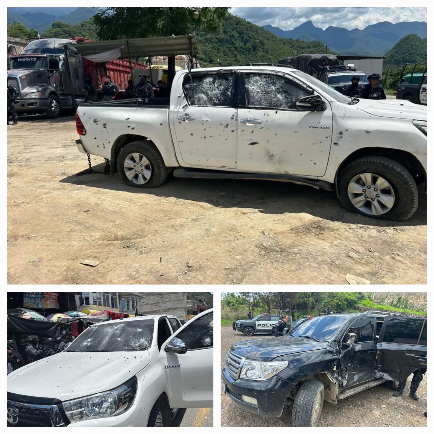 SSP y FGE informa sobre enfrentamiento en Frontera Comalapa, Chiapas