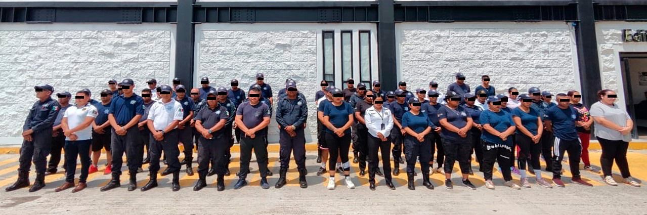 Detenidos, 59 elementos de la Policía de Cintalapa y 4 presuntos integrantes de un grupo delictivo: FGE