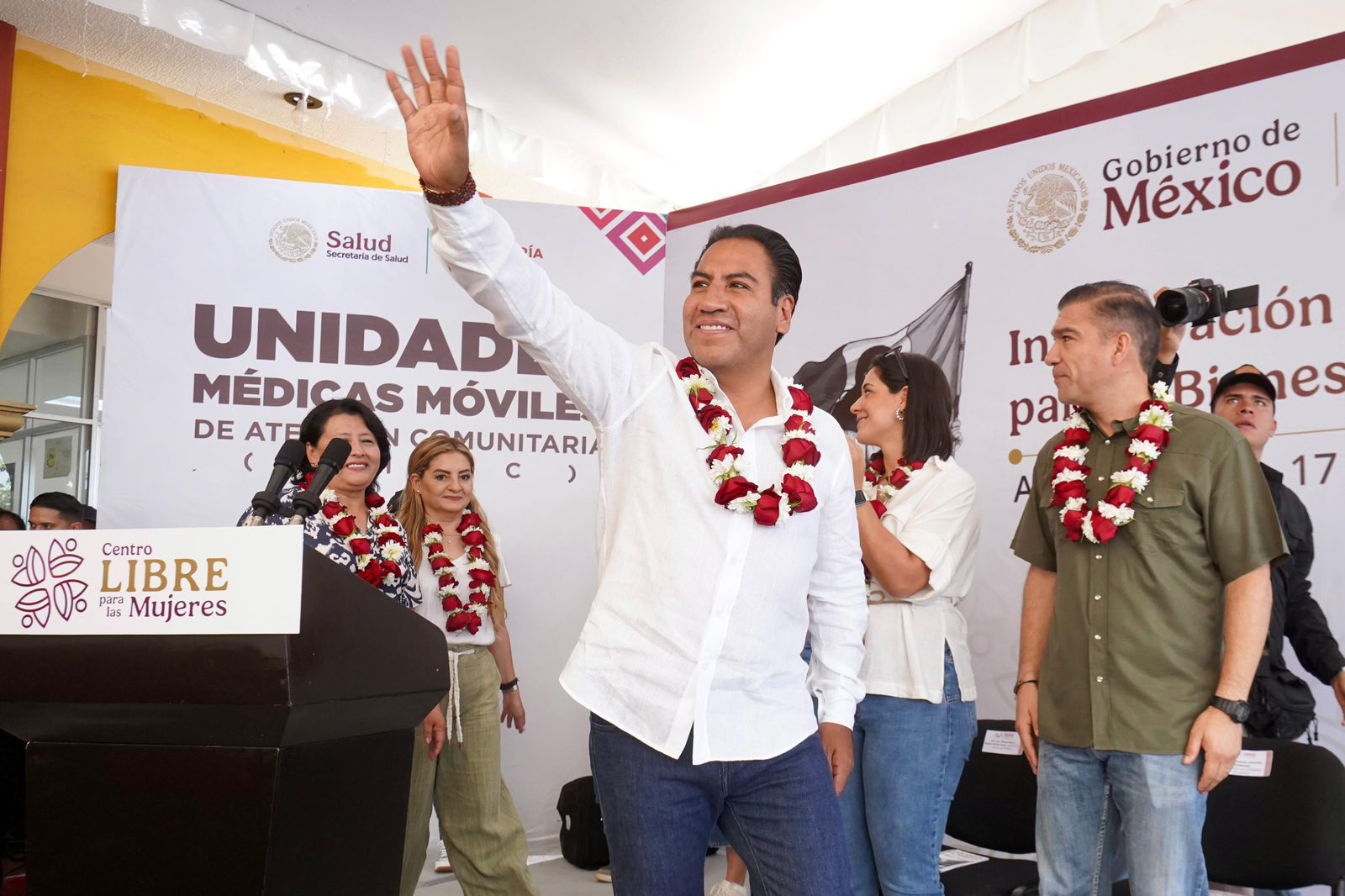 Eduardo Ramírez inaugura Centro LIBRE en Acala para proteger y empoderar a las mujeres