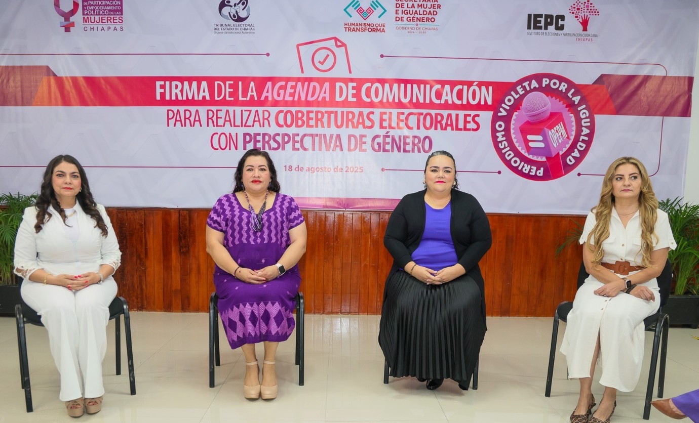 Firman OPEPM y periodistas, Agenda de Comunicación para realizar coberturas electorales con perspectiva de género