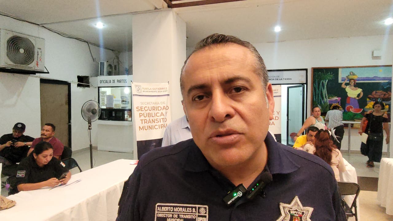 Se han reducido accidentes en Tuxtla