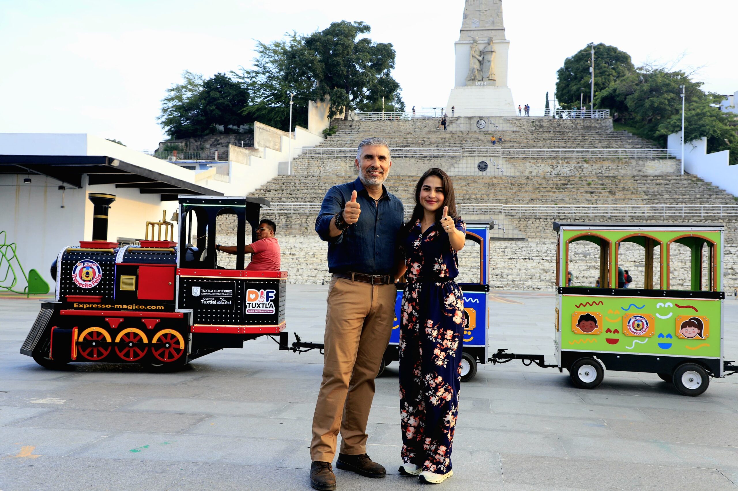Trenecito Feliz llega al Parque Bicentenario para alegría de las familias en Tuxtla: Angel Torres