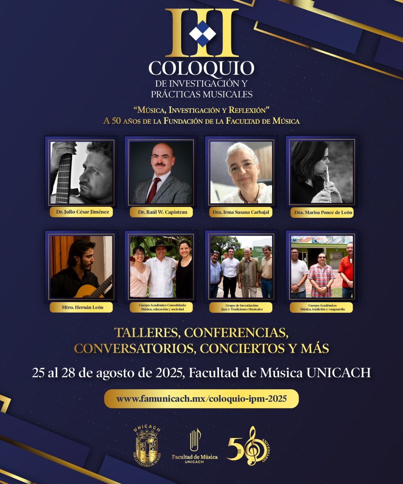 50 años de la Facultad de Música de la UNICACH“Música, investigación y reflexión”