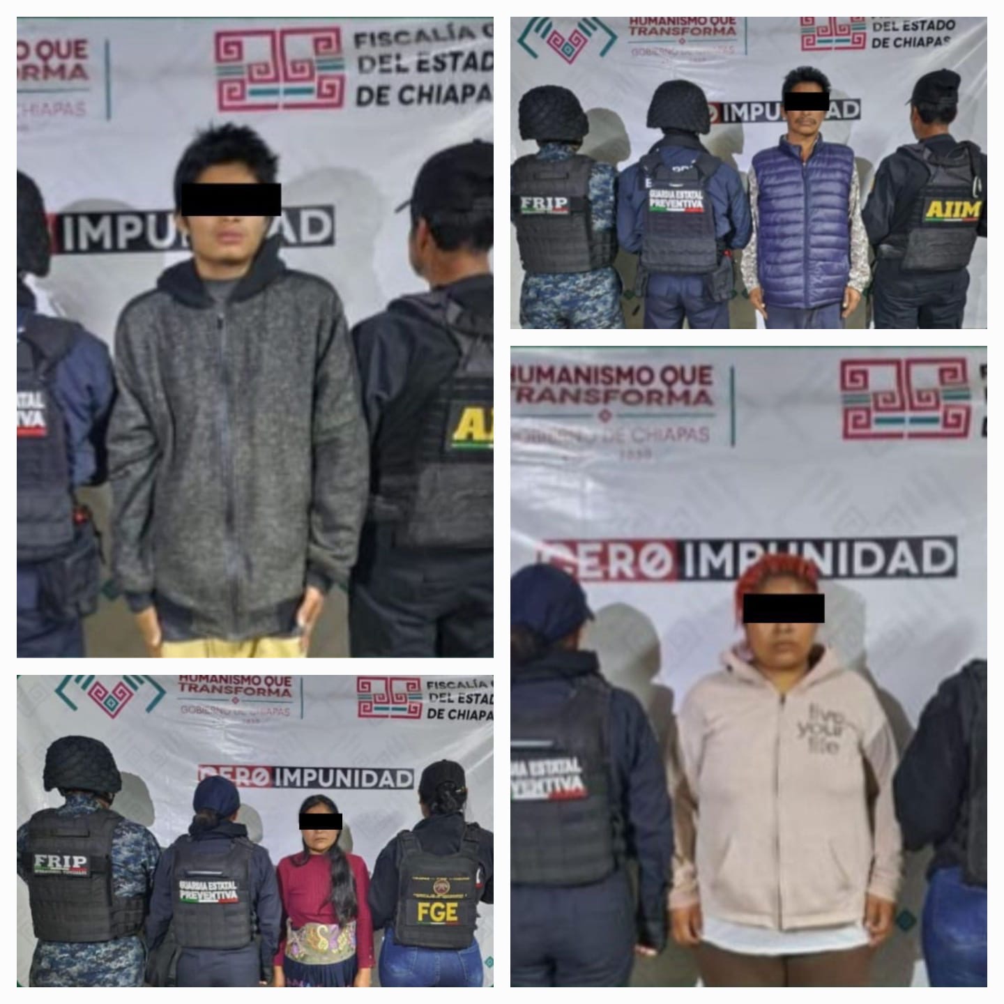 Autoridades aprehenden a cuatro presuntos homicidas: FGE