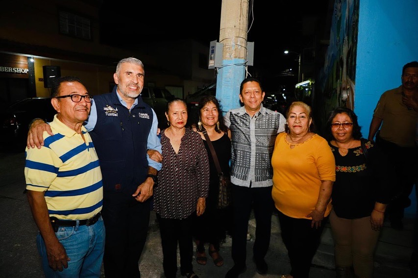 Llega Programa de Alumbrado Público a la colonia Bienestar Social, en Tuxtla
