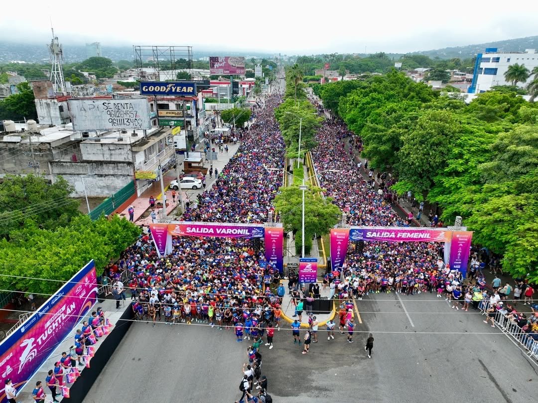 Gran éxito la Carrera Tuchtlán 2025, más de 14 mil corredores: Angel Torres
