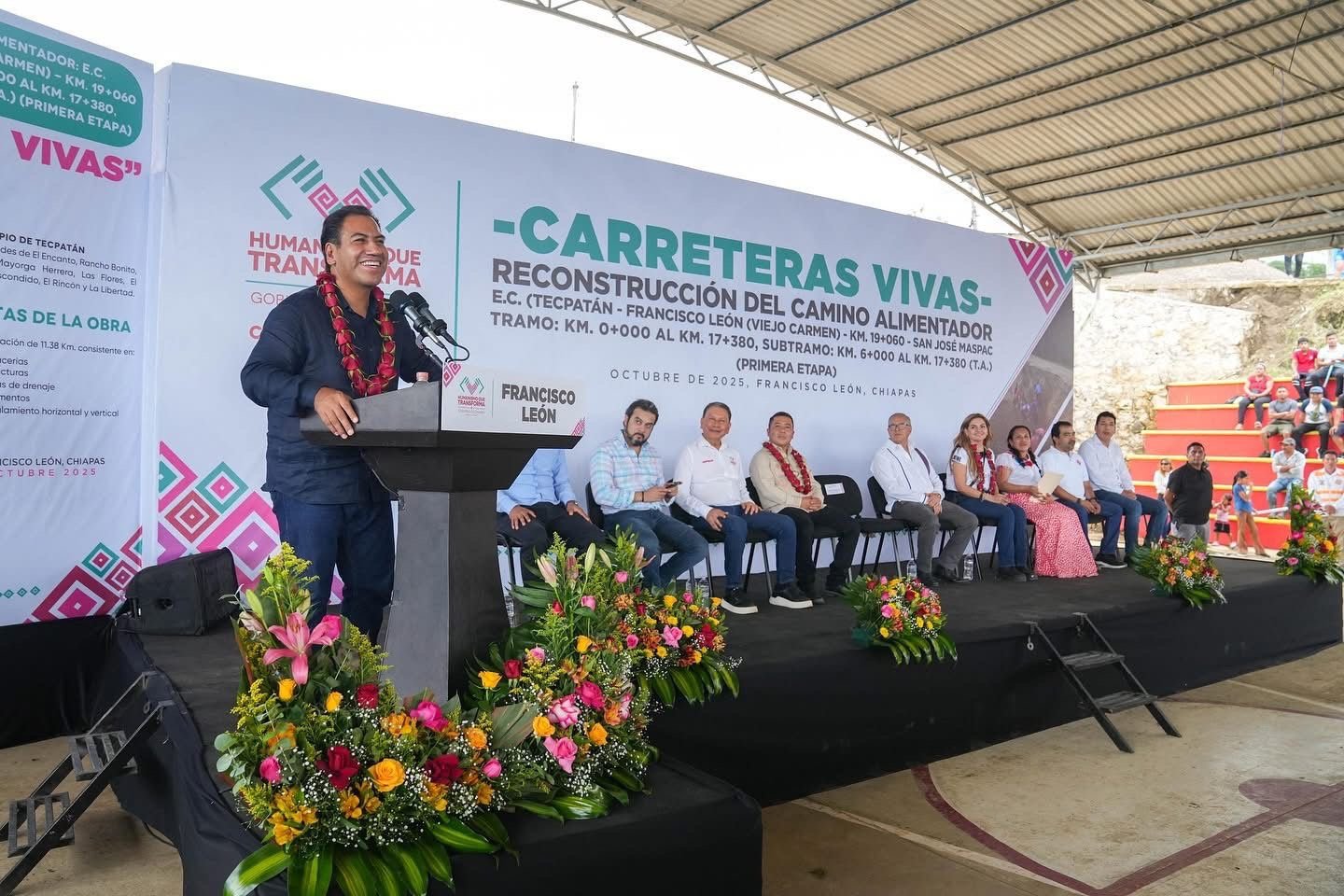 Eduardo Ramírez recorre Sunuapa, Ostuacán y Francisco León con acciones para fortalecer el desarrollo