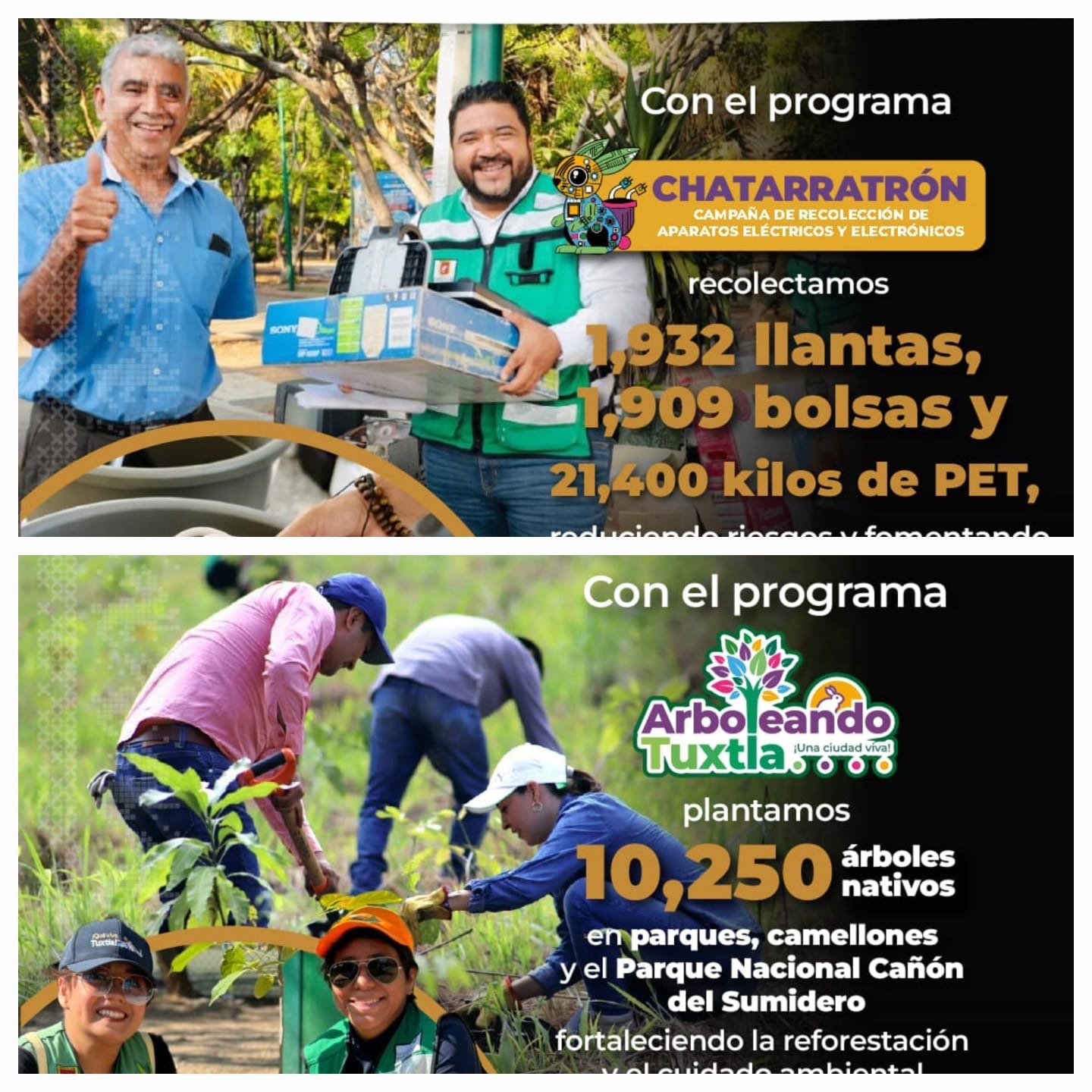 En su Primer Informe, Angel Torres destaca acciones a favor del medio ambiente