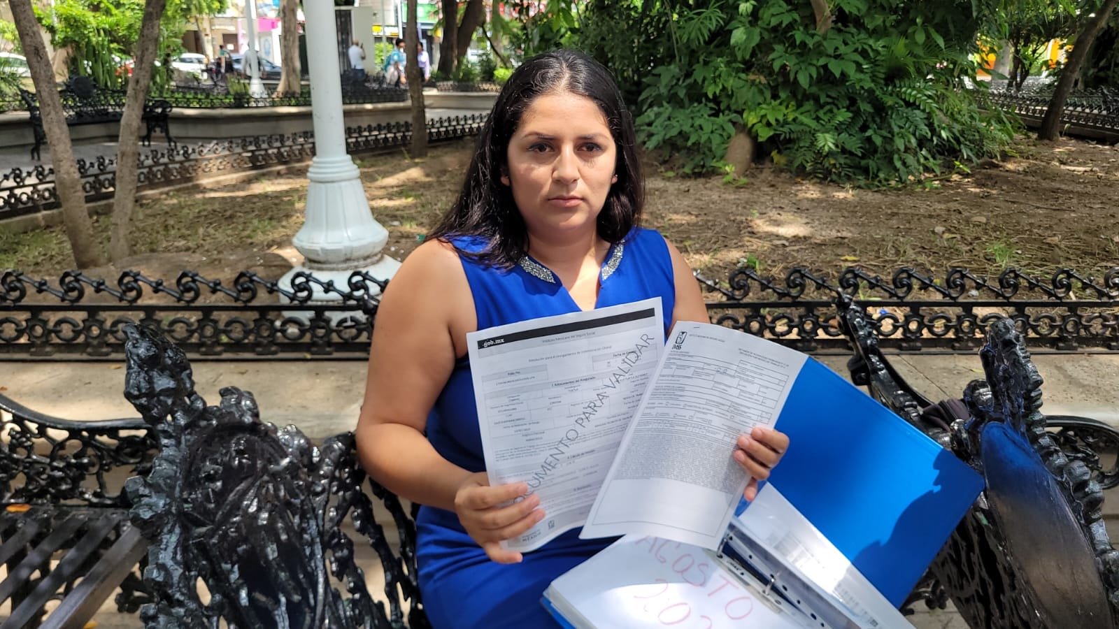 Trabajadora pide atención adecuada en el IMSS